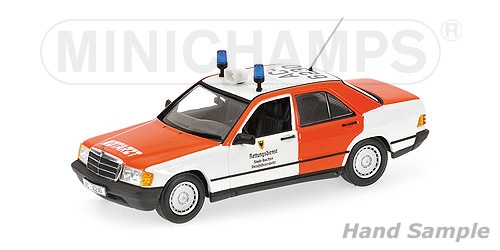 Mercedes Benz W201 190E 1982 Feuerwehr Aachen 1:18 Mercedes Benz W201 190E 1982 Feuerwehr Aachen 1:18